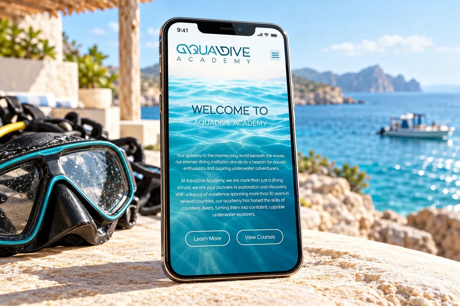 Aquadive Academy — website