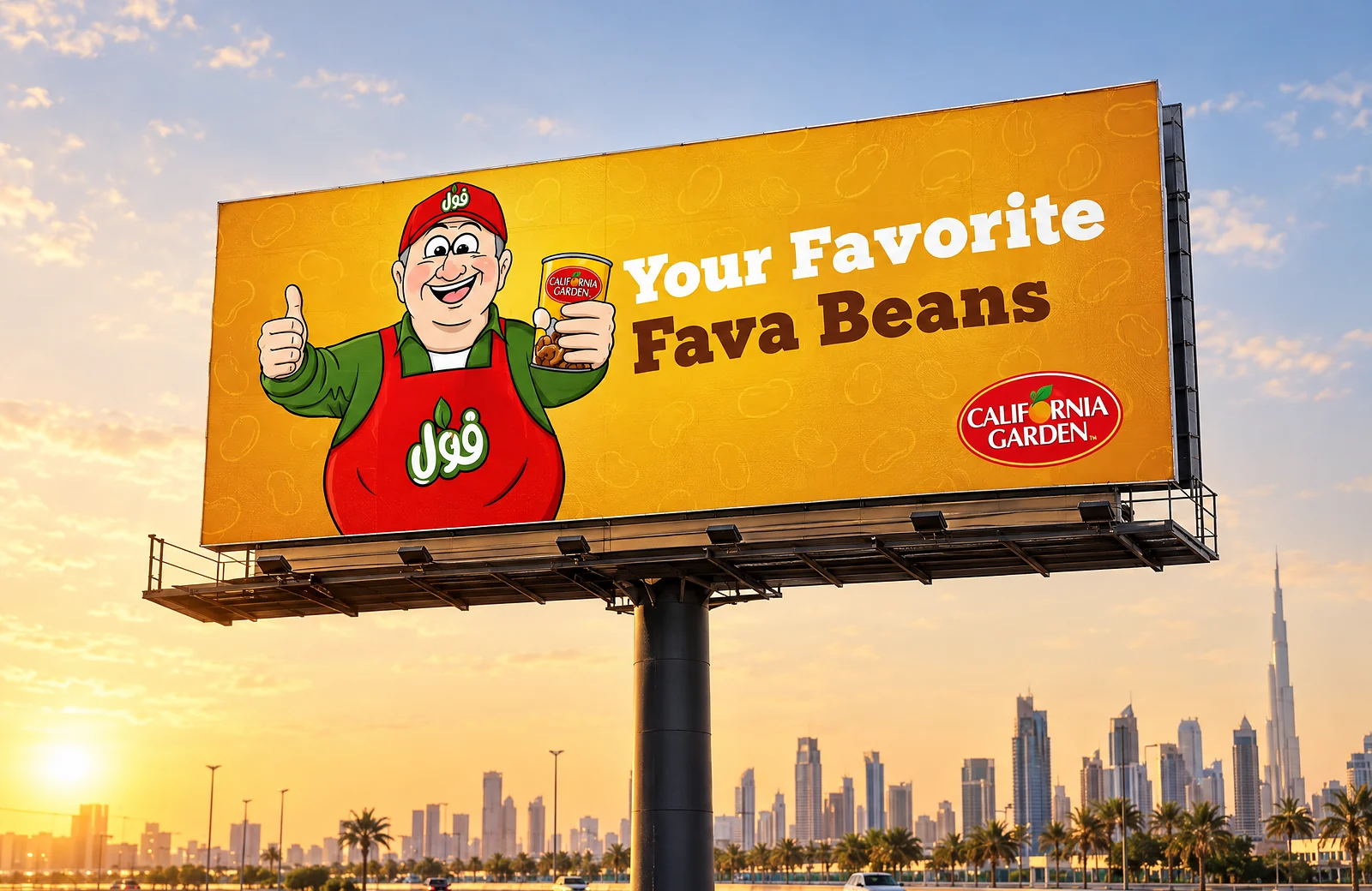 California Garden — canned fava beans / ready meals, UAE